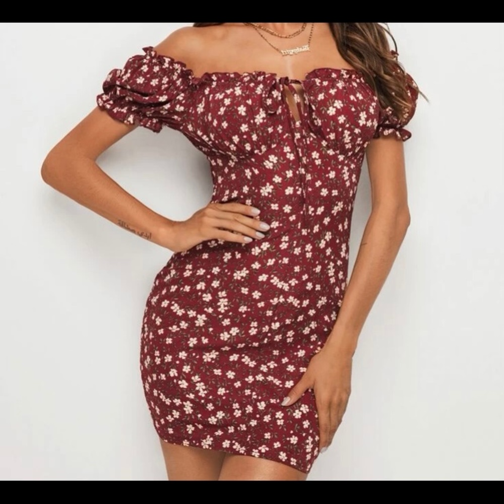 Floral dress, SHEIN, SMALL